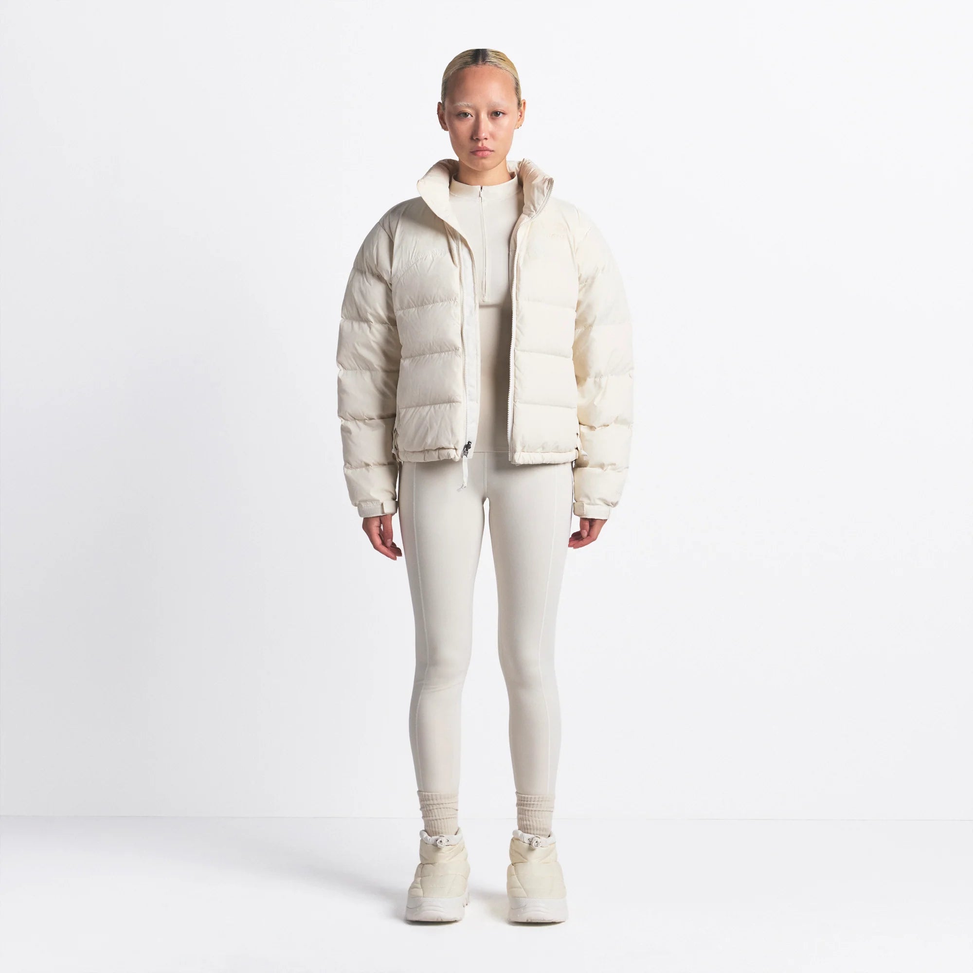 THE NORTH FACE X SKIMS 2000 RETRO NUPTSE JACKET | BONE