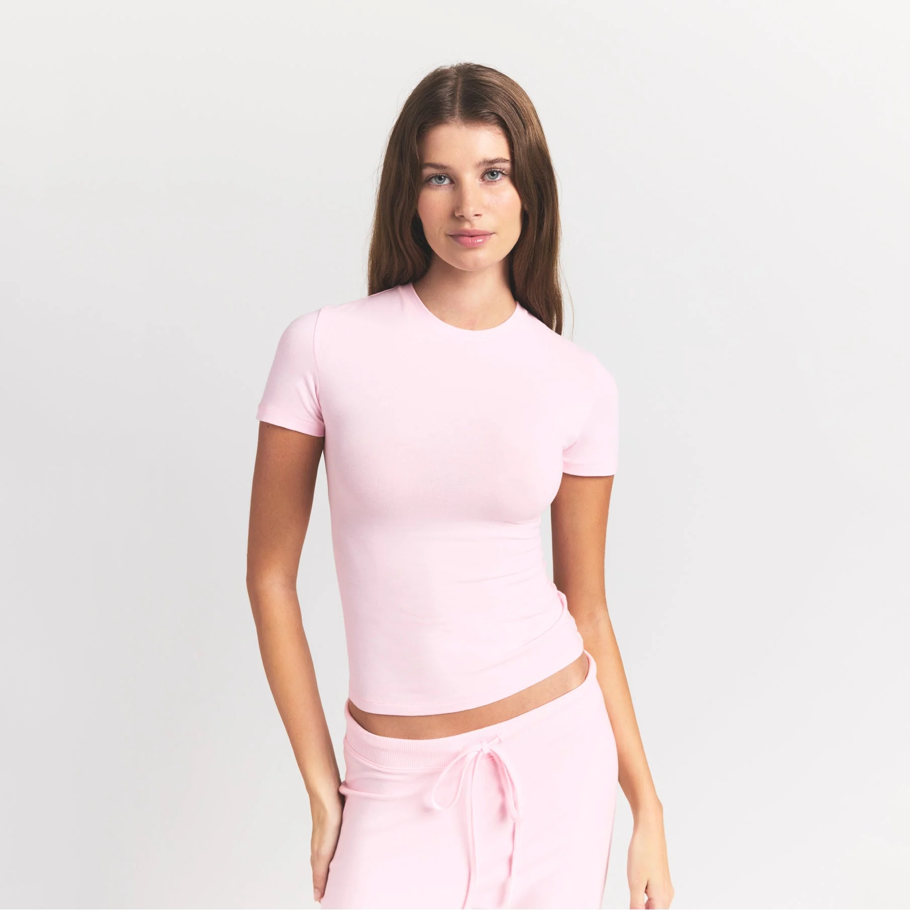 COTTON JERSEY T-SHIRT | CHERRY BLOSSOM
