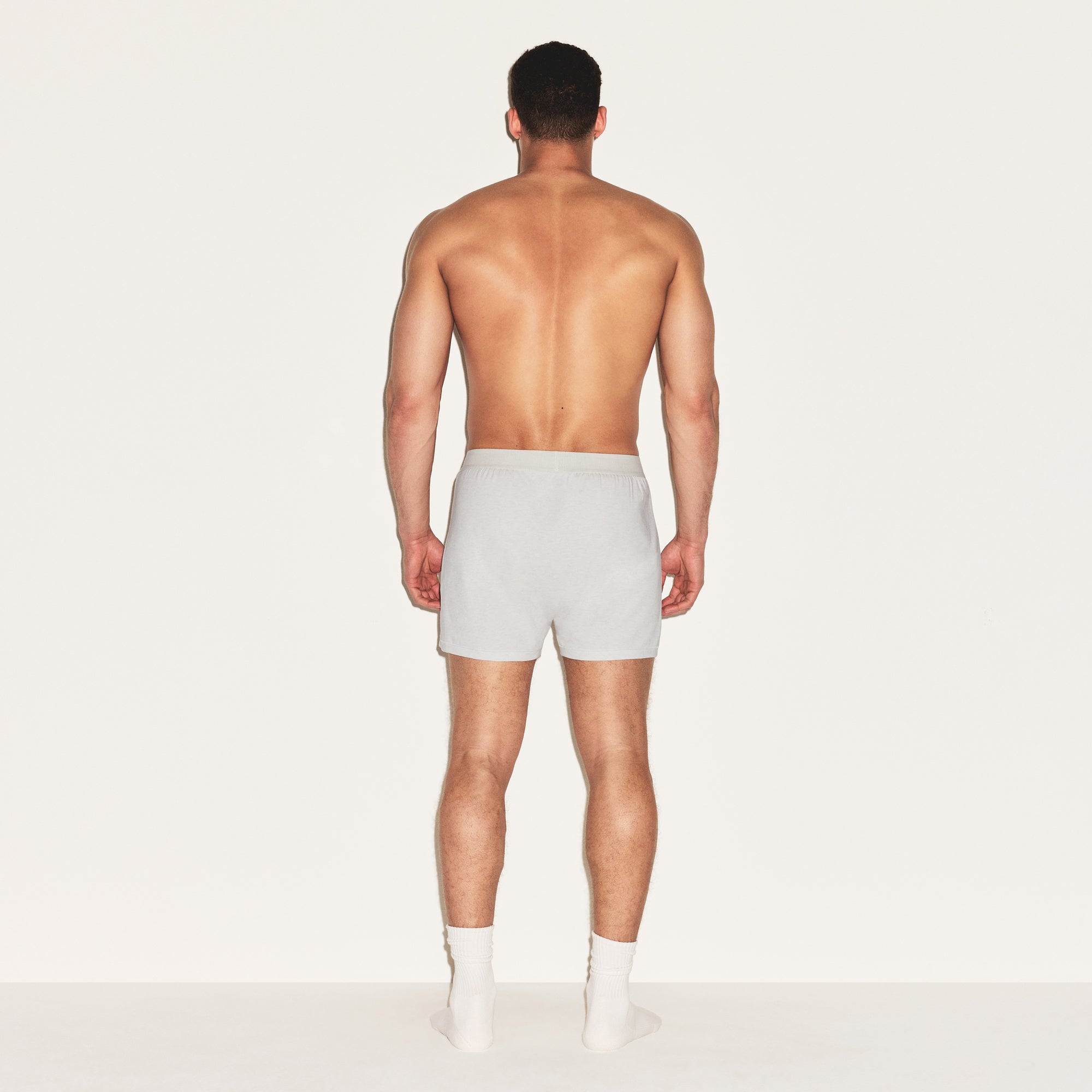 SKIMS COTTON MENS KNIT BOXER 3-PACK | HEATHER MULTI