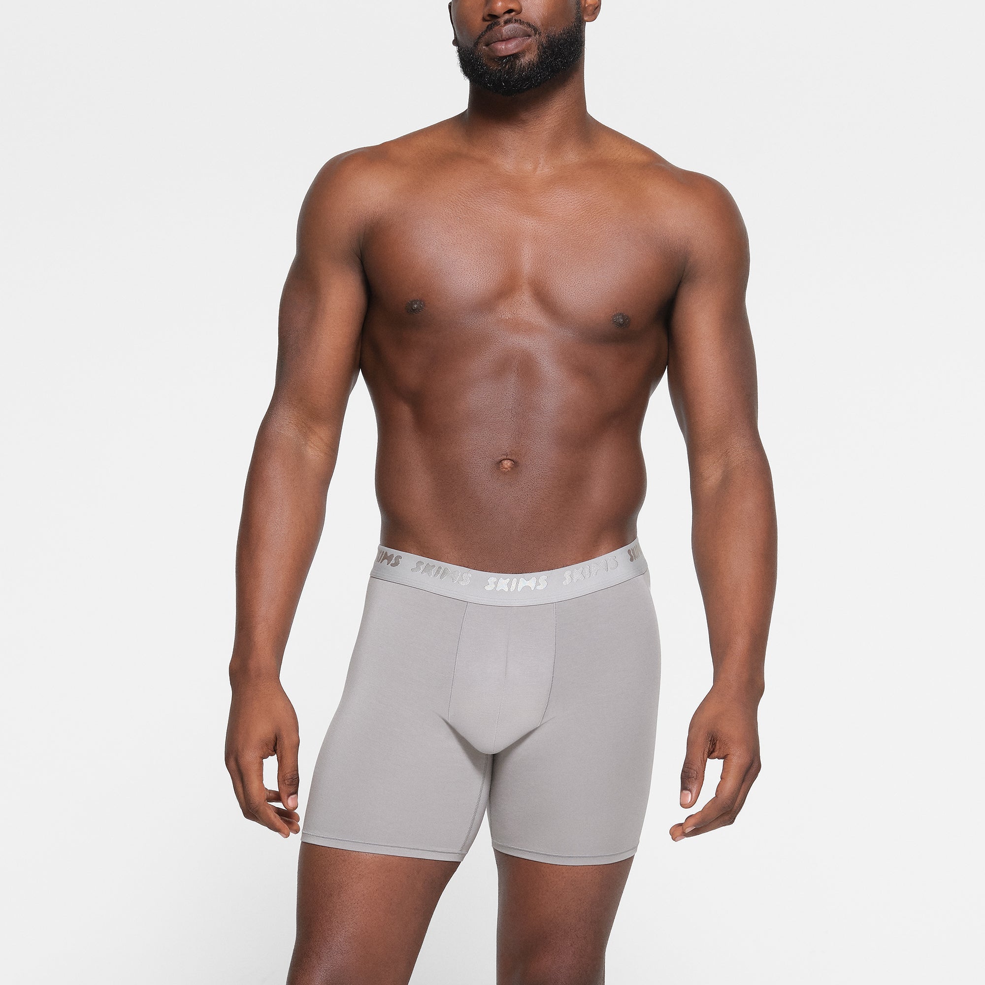 SKIMS STRETCH MENS 5" BOXER BRIEF 3-PACK | GUNMETAL MULTI