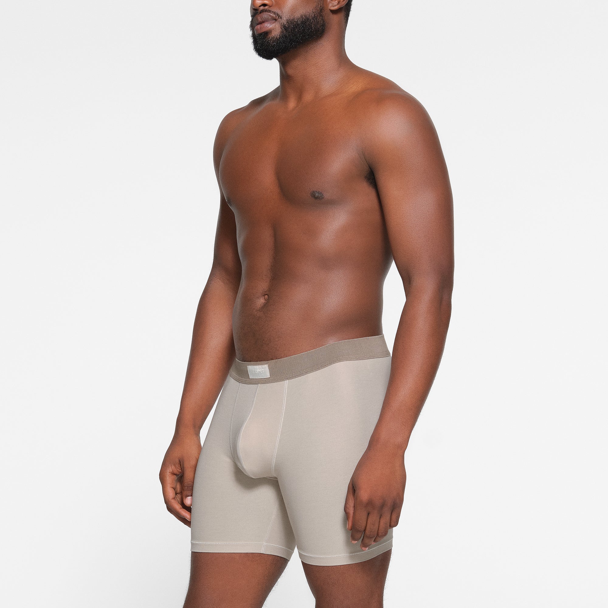 SKIMS COTTON MENS 5" BOXER BRIEF 3-PACK | STONE MULTI