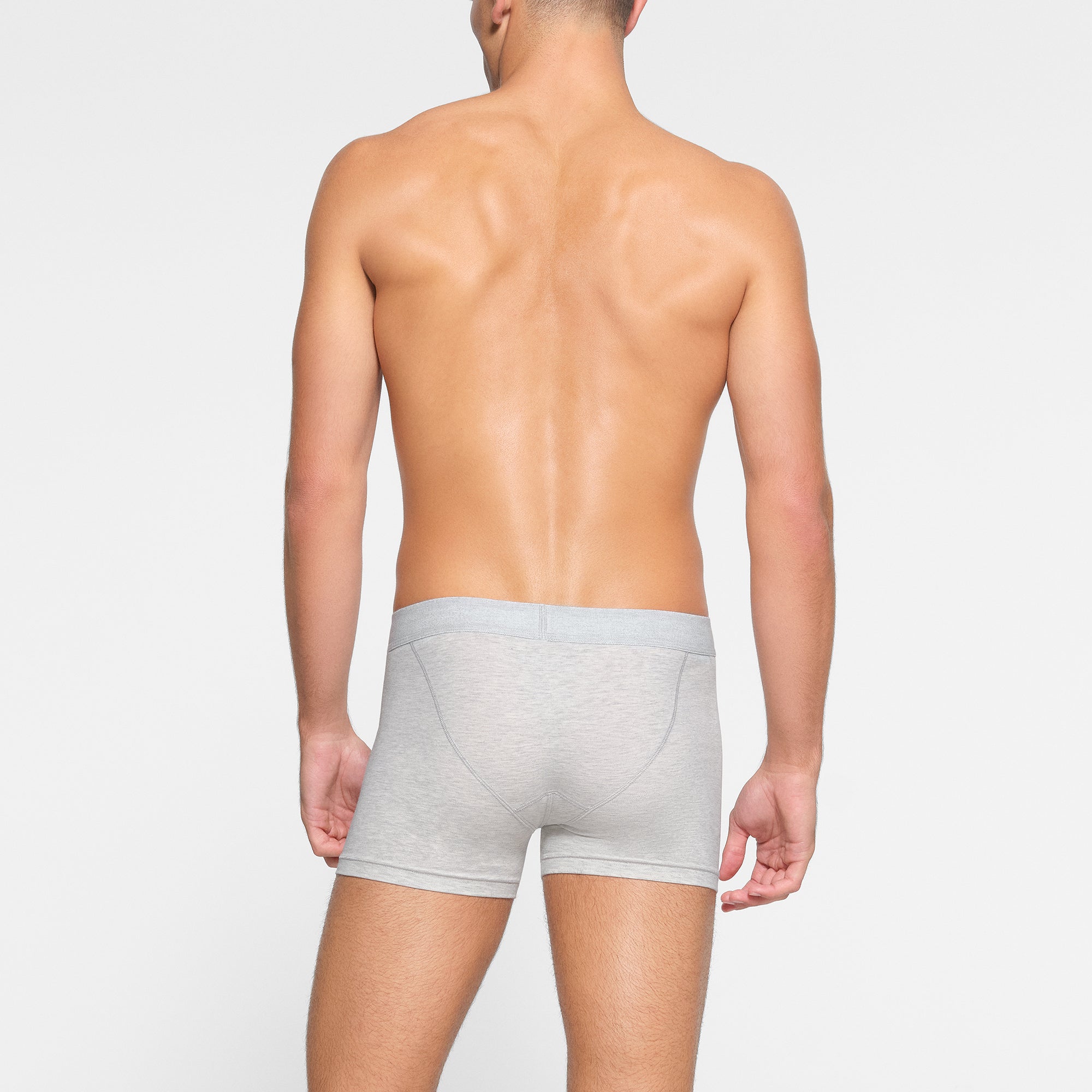 SKIMS COTTON MENS 3" BOXER BRIEF 3-PACK | HEATHER MULTI