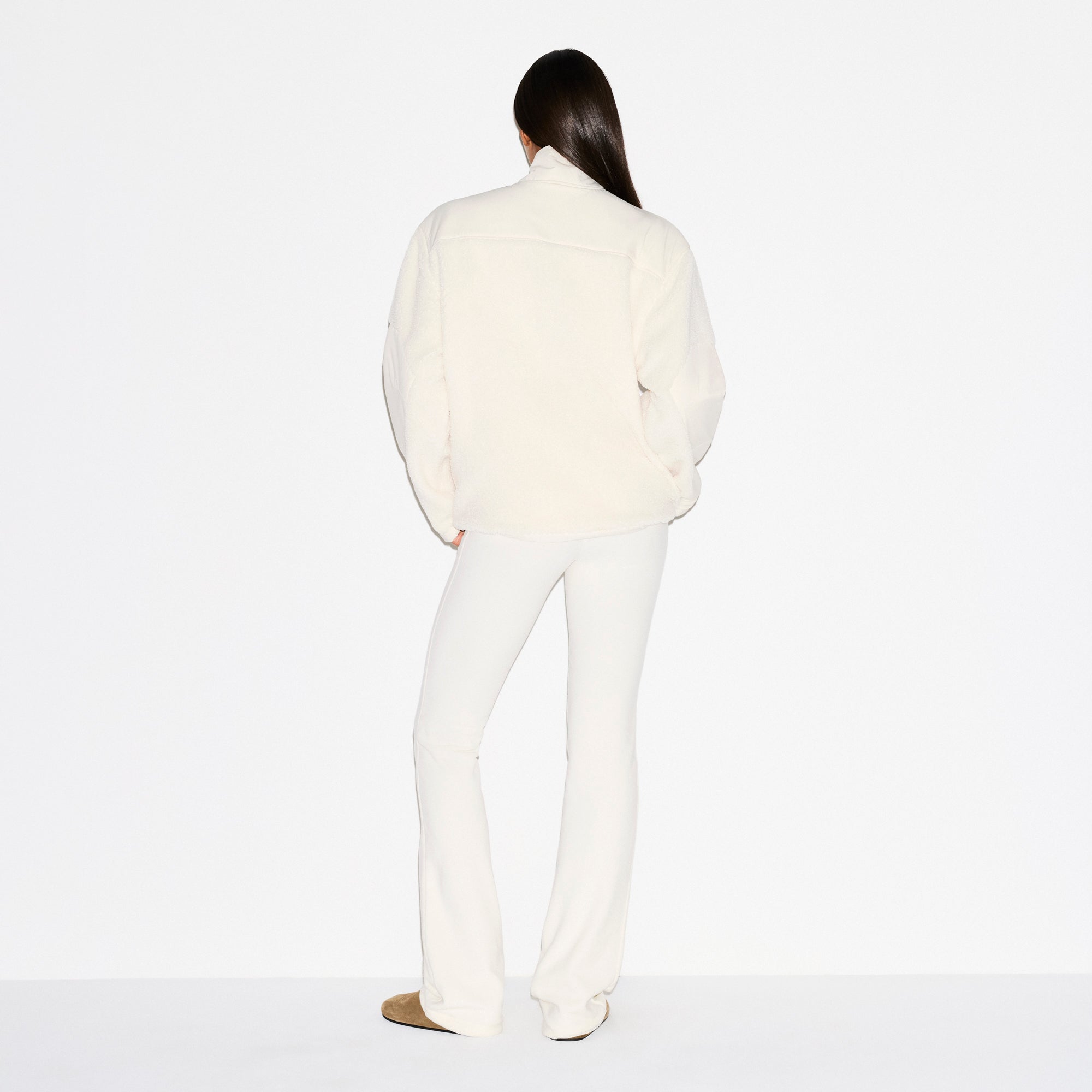 OUTDOOR FLEECE PANT | ECRU