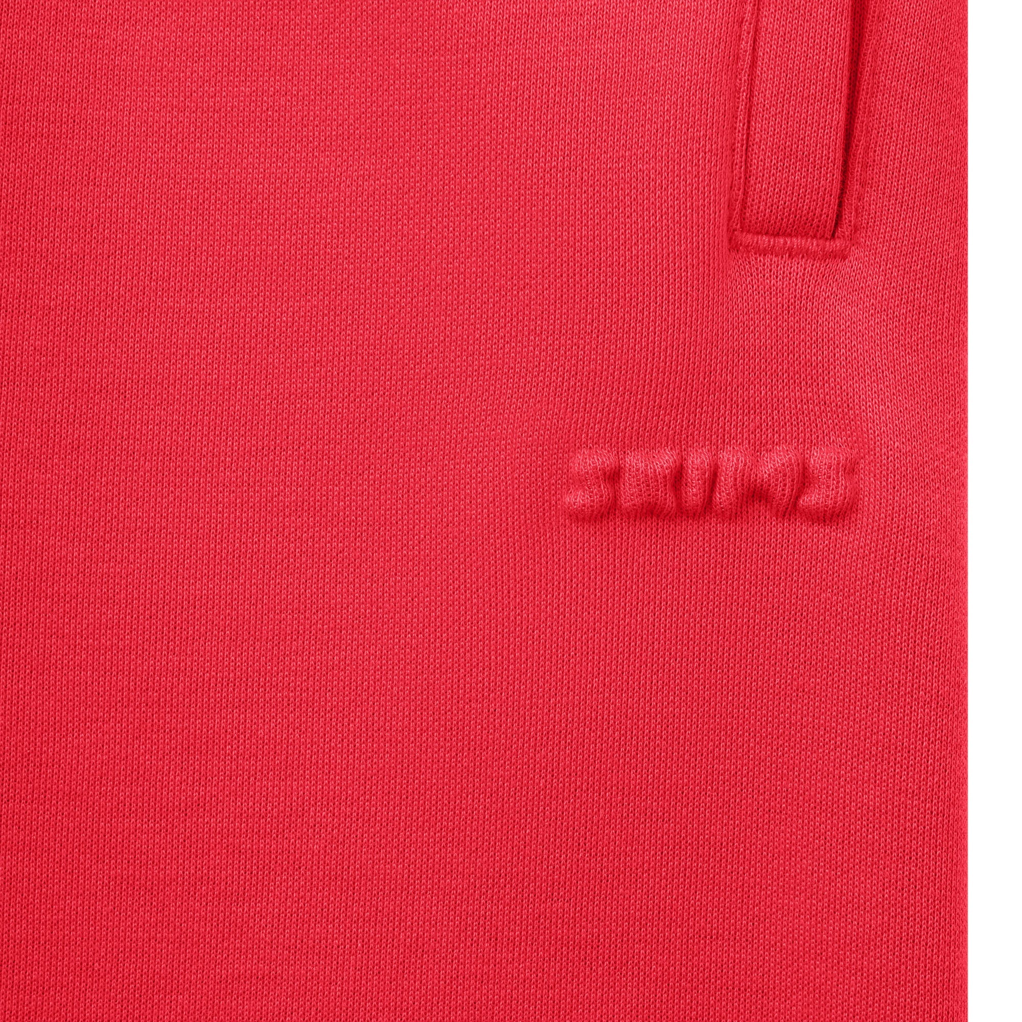 COTTON FLEECE LONG SHORT | WASHED RED