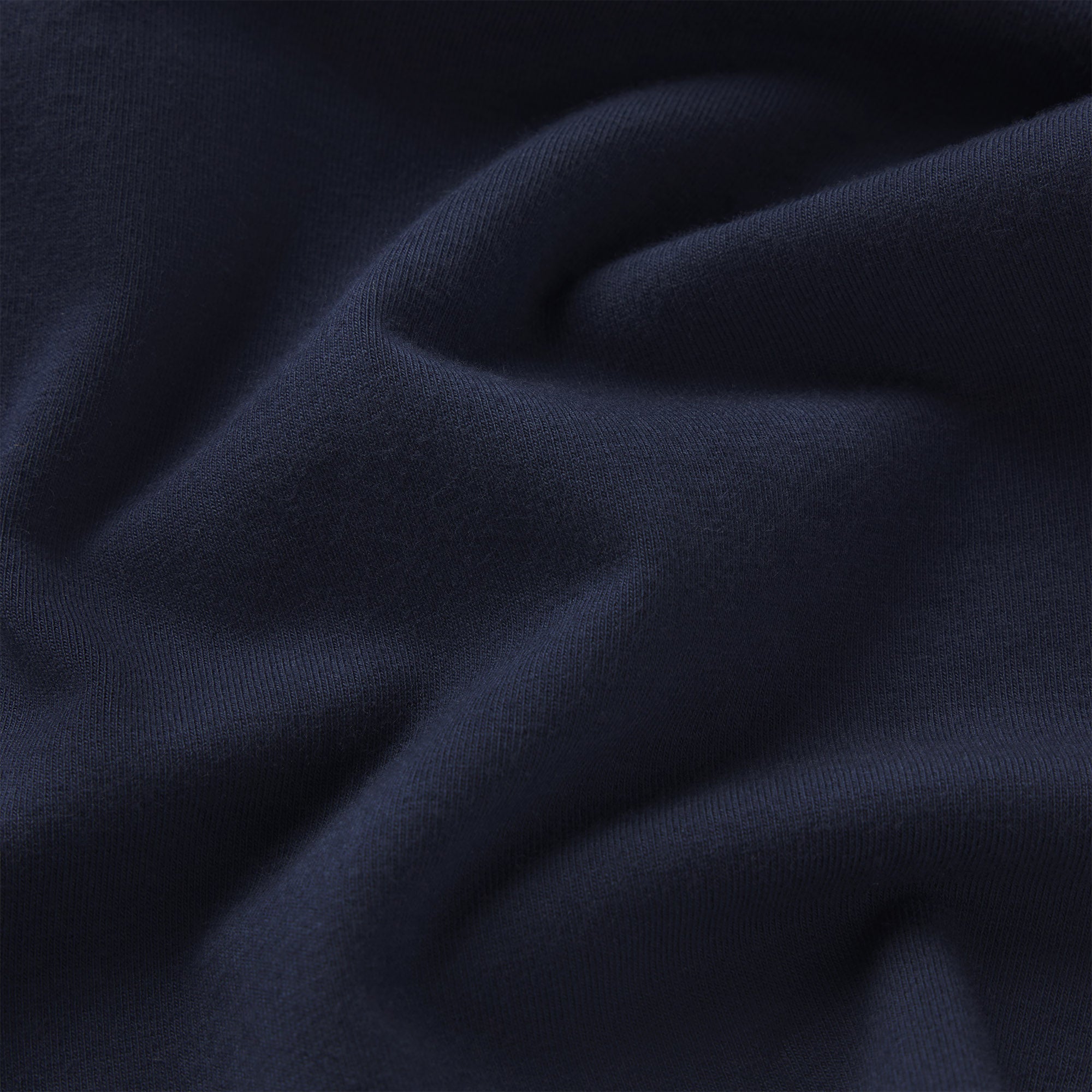 COTTON JERSEY OFF THE SHOULDER TOP | NAVY