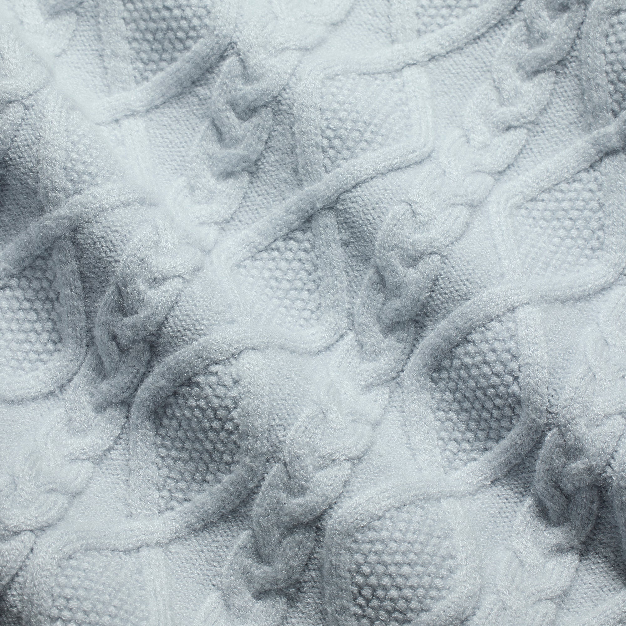 SWEATER KNITS CABLE KNIT MINI SKIRT | ZEN BLUE