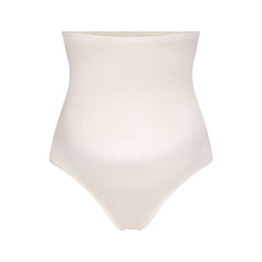COTTON JERSEY MATERNITY HIGH-WAISTED THONG | MARBLE